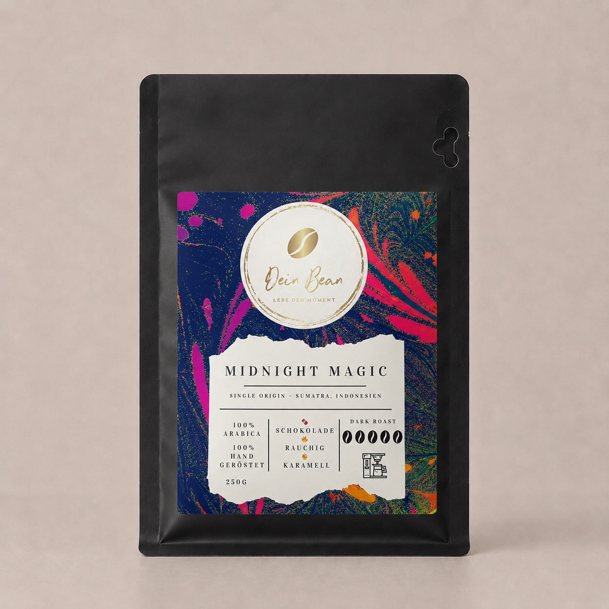 Midnight Magic | Dark Roast | Single Origin aus West-Java | Kaffeepulver