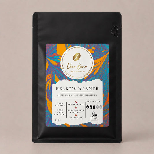 Heart's Warmth | Medium Roast | Single Origin aus Sumatra | Kaffeebohnen